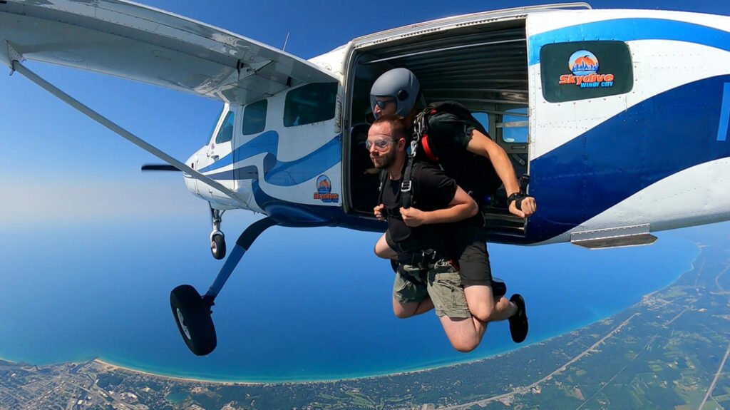 skydiving