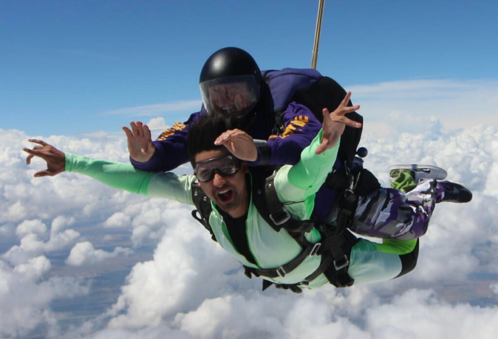 skydiving