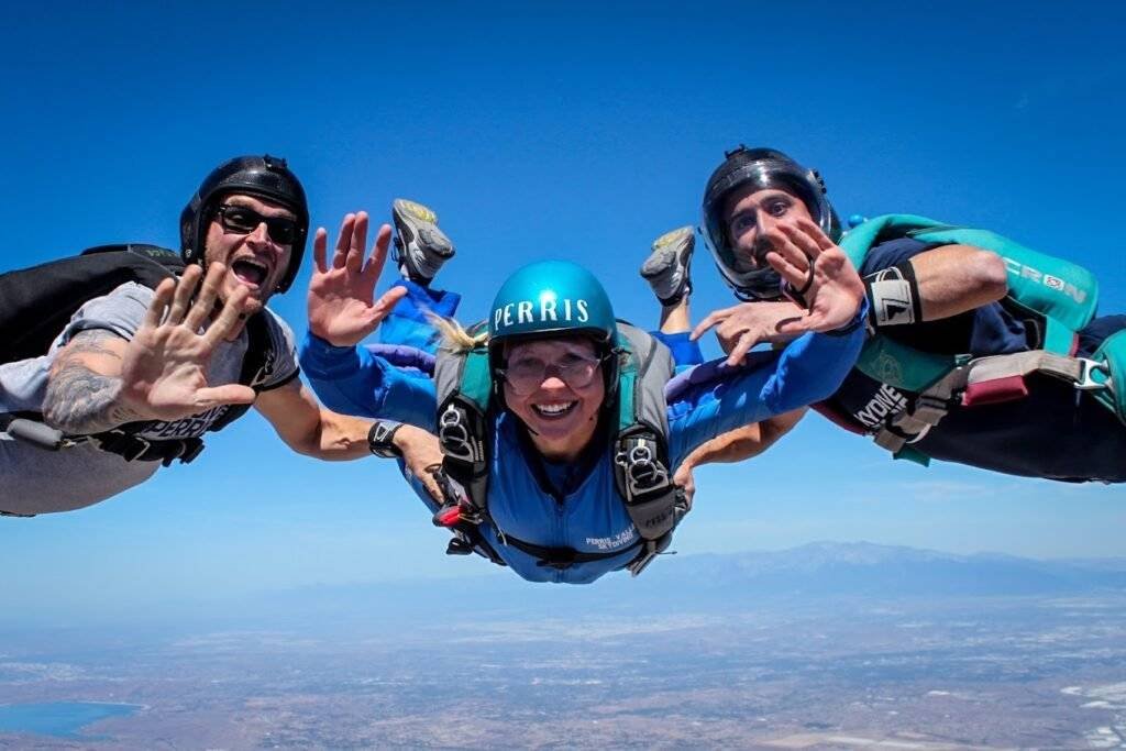 skydiving