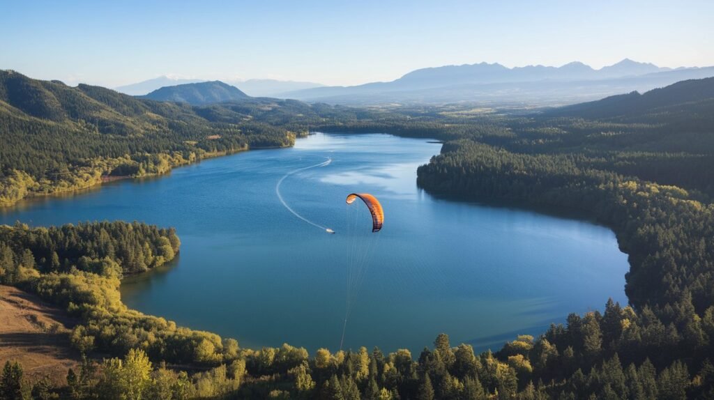 Crescent Lake Parasailing