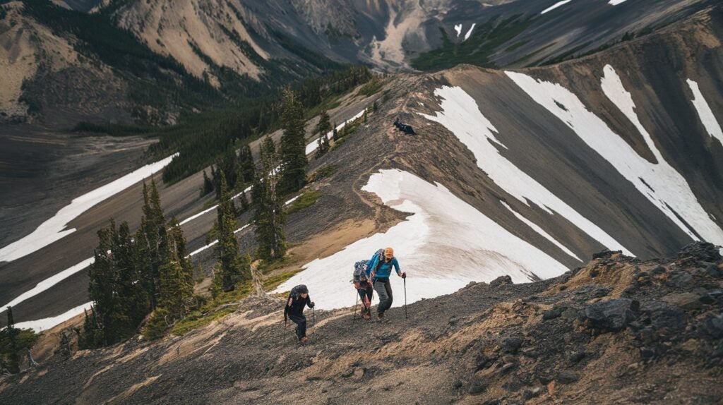 South Sister Climber Trail hiking