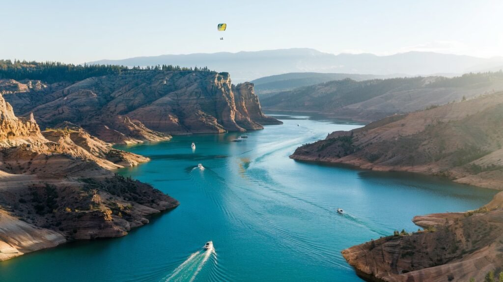 Lake Billy Chinook Parasailing