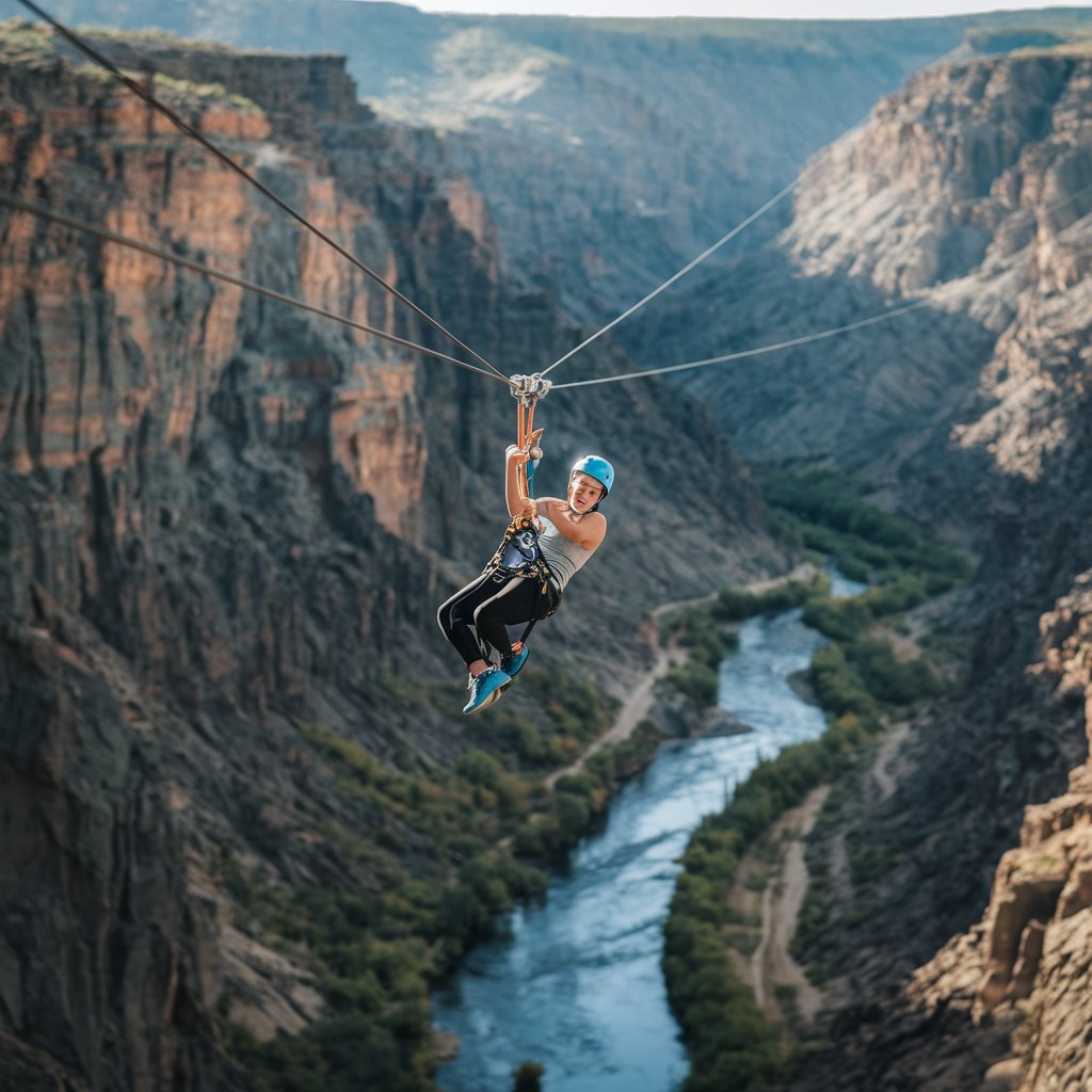 Ziplining