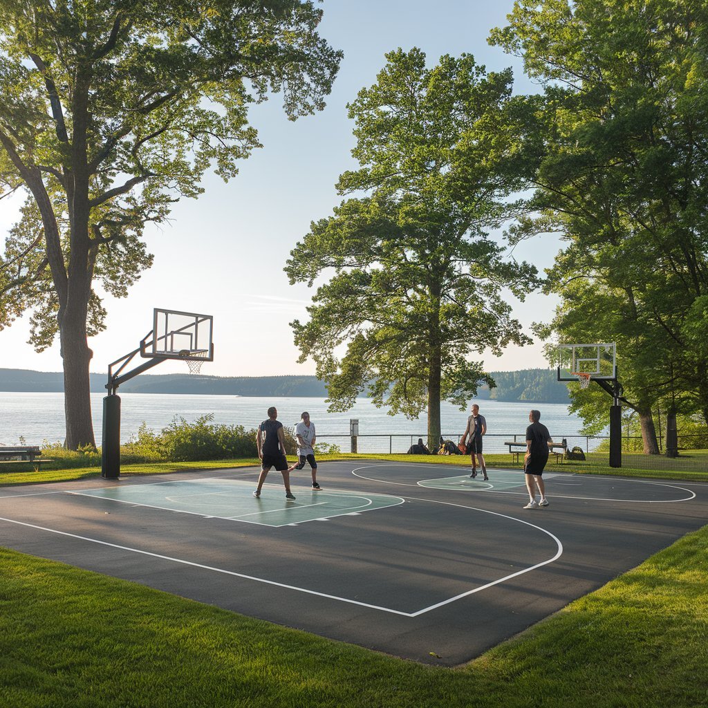 Seward Park Basketball Courts