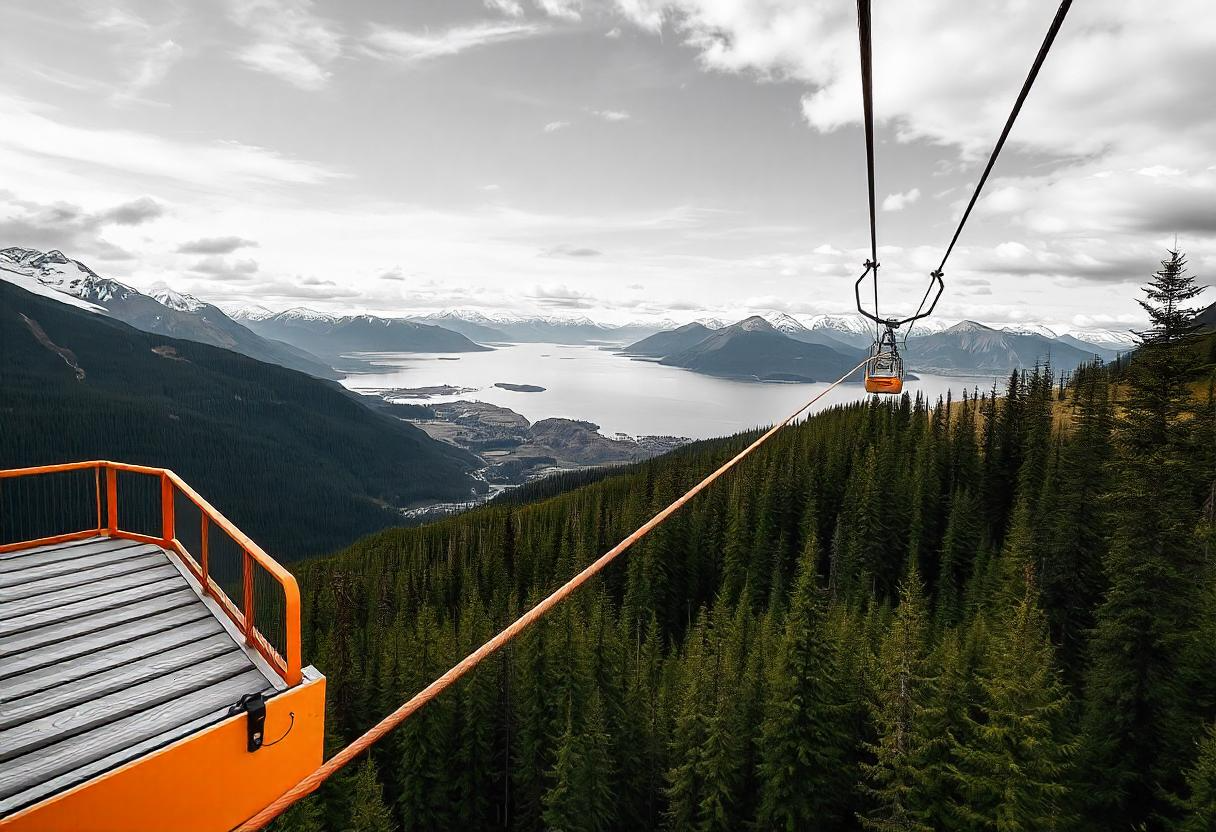 Alyeska Resort ziplining